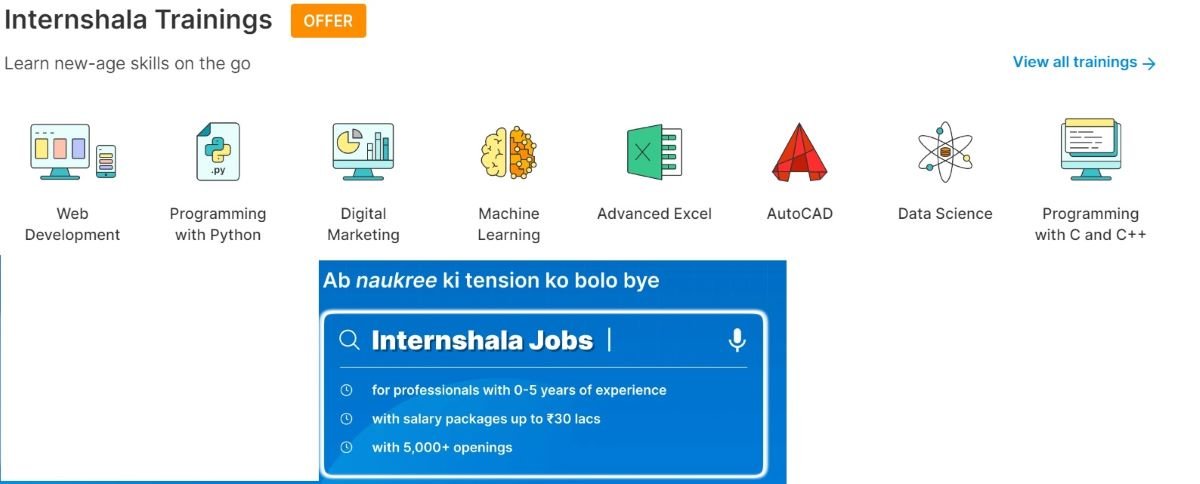 Internshala Login for Student and Employer Internships